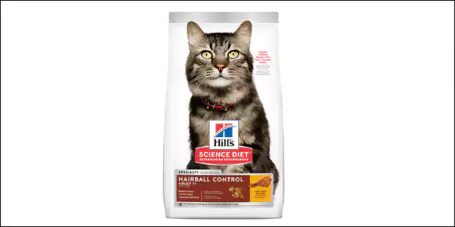rekomendasi makanan kucing untuk bulu rontok Hill’s Science Diet Adult Hairball Control Dry Food